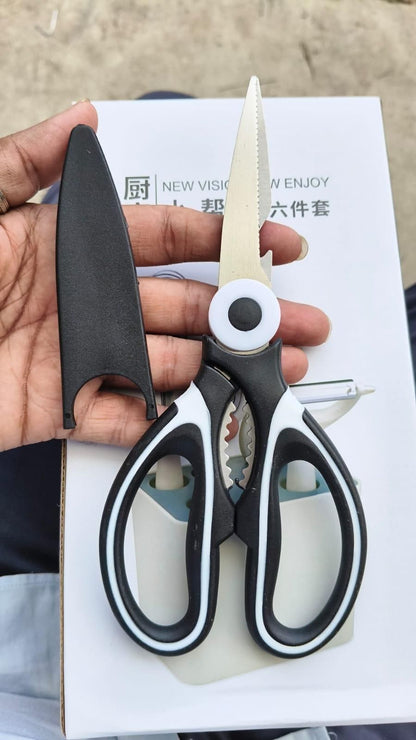 Premium Multi-Purpose Kitchen Scissors | Heavy-Duty Stainless Steel Shears